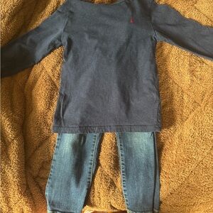 Polo by Ralph Lauren Dark Blue Long Sleeve Tee